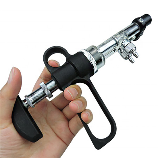 Metal Syringe Animal Vaccine Injection gun